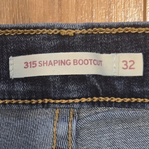 Levis 315 Women's Blue Jeans - Picture 5 of 9